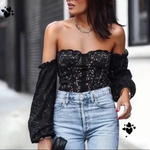 CAMI NYC JANELLE LACE BODYSUIT - NWOT SOLD OUT